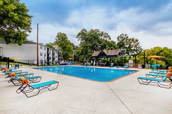 Secured swimming pool